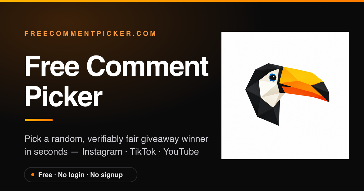 Free Facebook Comment Picker And Giveaway Winner Tool Free Facebook Comment Picker And Giveaway Winner Tool